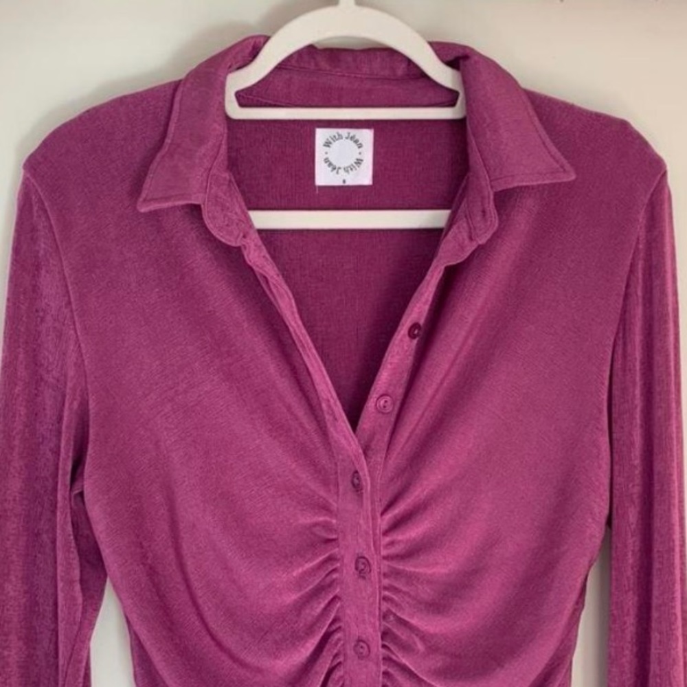 With Jéan Andy Dress Long Sleve, Mini, Size Small💜 - Picture 8 of 9